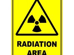 Radiation Area Warning Safety Sign